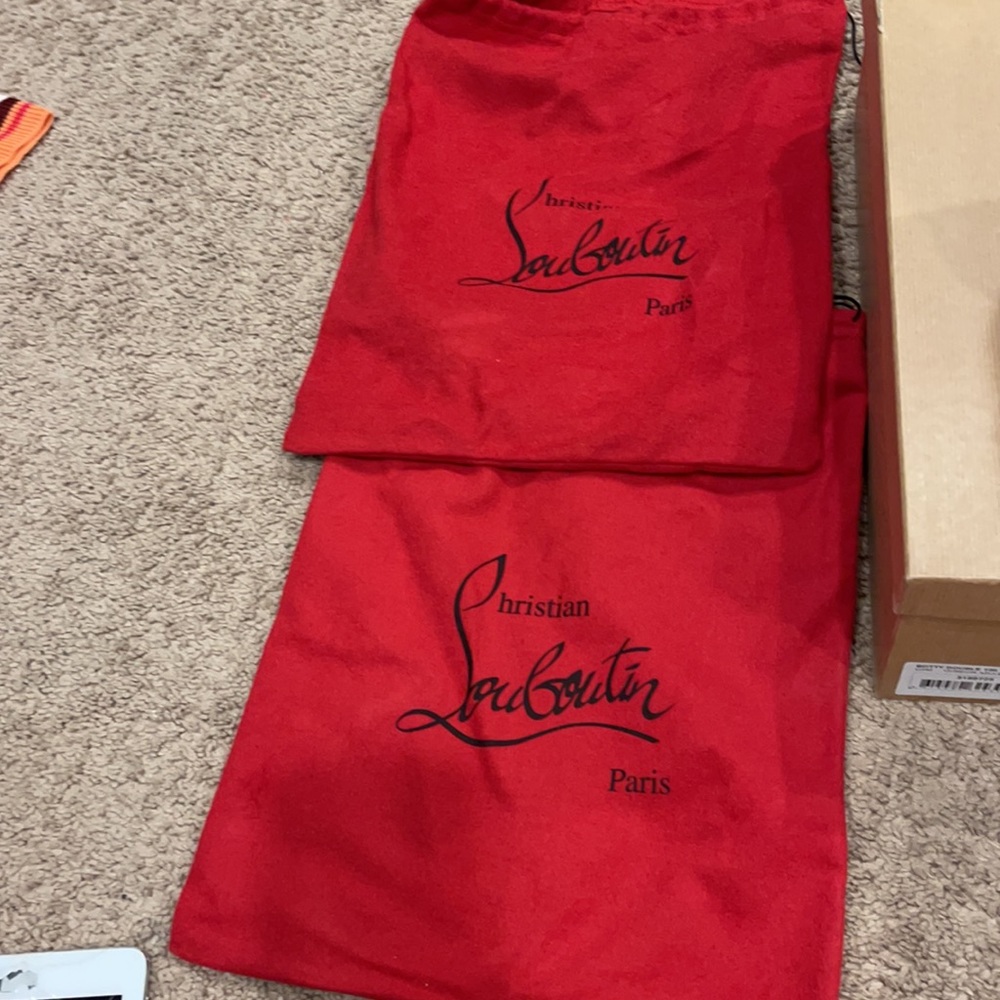 Color block Christian louboutins, worn twice! I’m very good condition. - Picture 8 of 12